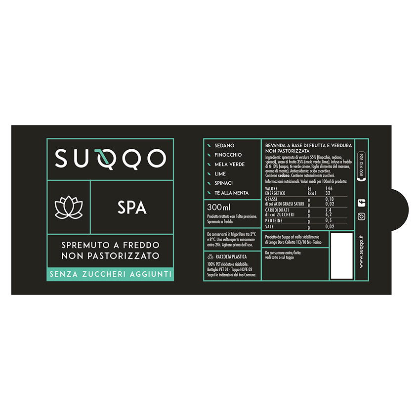 SUQQO SPA ricco di Verdura