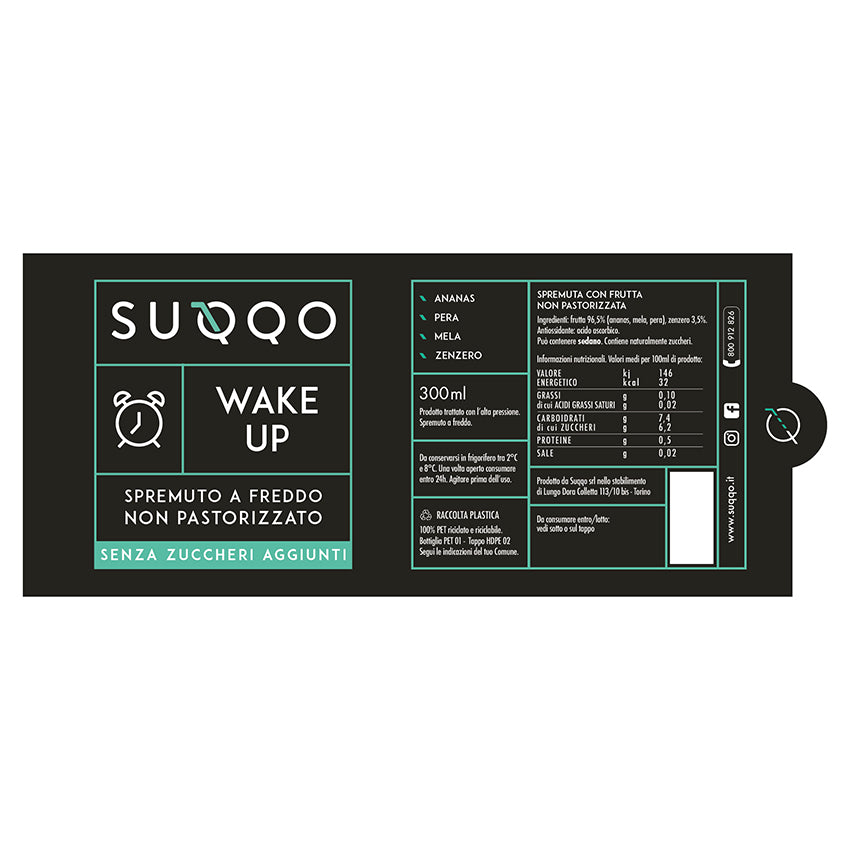 SUQQO Wake Up con Ananas e Zenzero